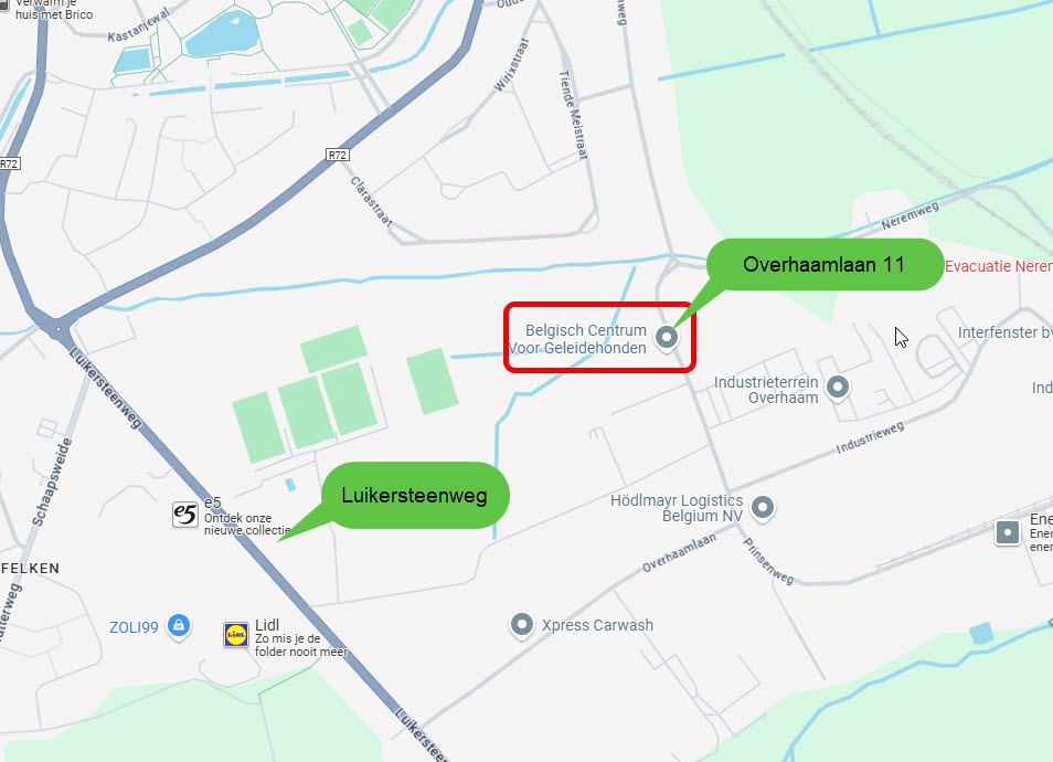 Aanrijplan Centrum Geleidehonden